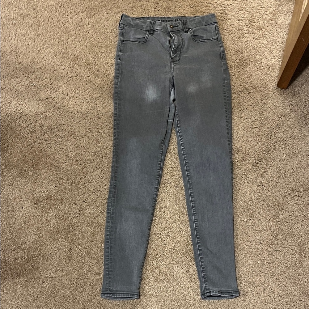 American Eagle Outfitters Women's Gray Skinny Jeans